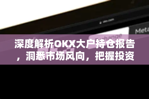 深度解析OKX大户持仓报告,洞悉市场风向,把握投资先机 深度解析OKX大户持仓报告,洞悉市场风向,把握投资先机