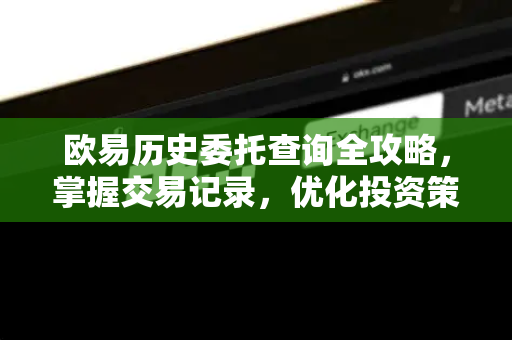 <strong>欧易</strong>历史委托查询全攻略，掌握交易记录，优化投资策略