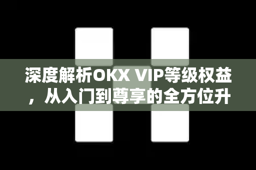 深度解析OKX VIP等级权益,从入门到尊享的全方位升级指南 深度解析OKX VIP等级权益,从入门到尊享的全方位升级指南