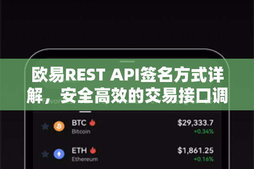 欧易REST API签名方式详解,安全高效的交易接口调用指南 欧易REST API签名方式详解,安全高效的交易接口调用指南